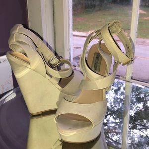 Lightly worn wedges.